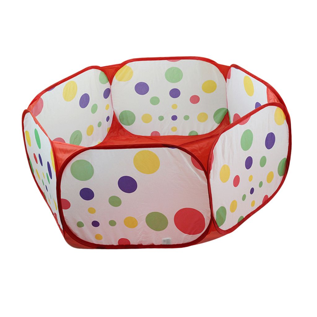 Foldable Small Animals Pen Cage Hamster Rabbit Squirrel Indoor Red