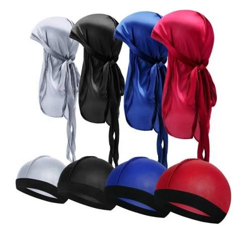 8 In 1 Premium Silk Bundle(4 Durags,4 Wave Caps).