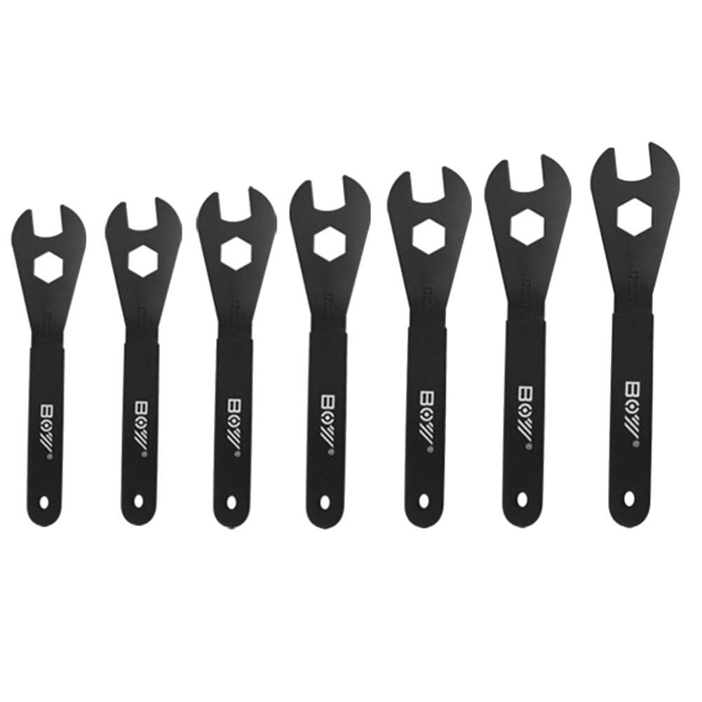 BOY 7Pcs Bike Hub Cone Wrench Wheel Axle Pedal