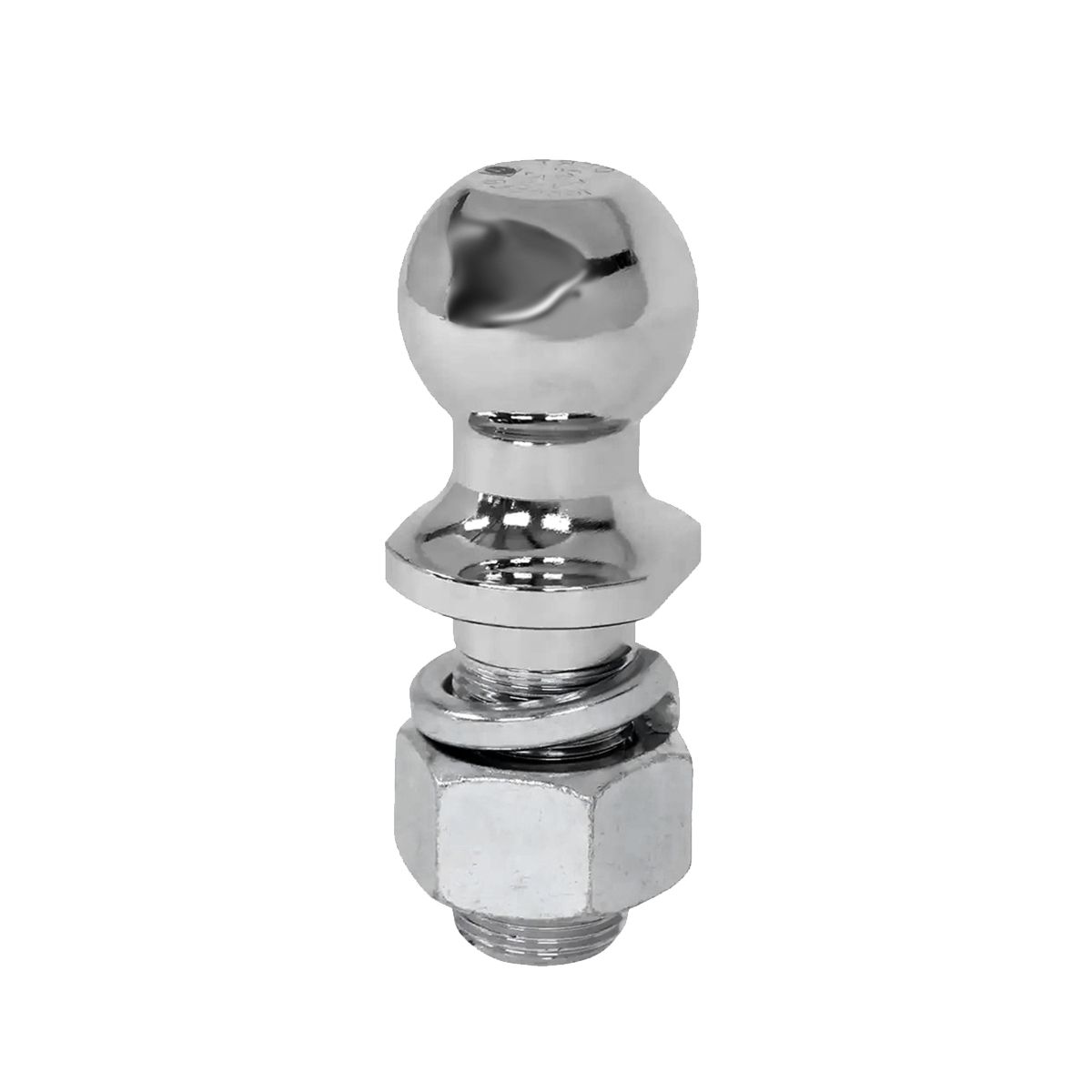 Chrome Hitch Mount Tow Ball 50mm Dia Capacity Coupling Trailer Parts RV Accessories