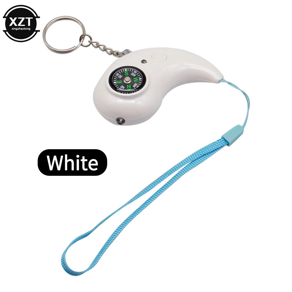 130dB Self  Emergency Alarm CompGirl Women Outdoor Security Alert Loud Personal Safety Scream Keychain Rechargeable