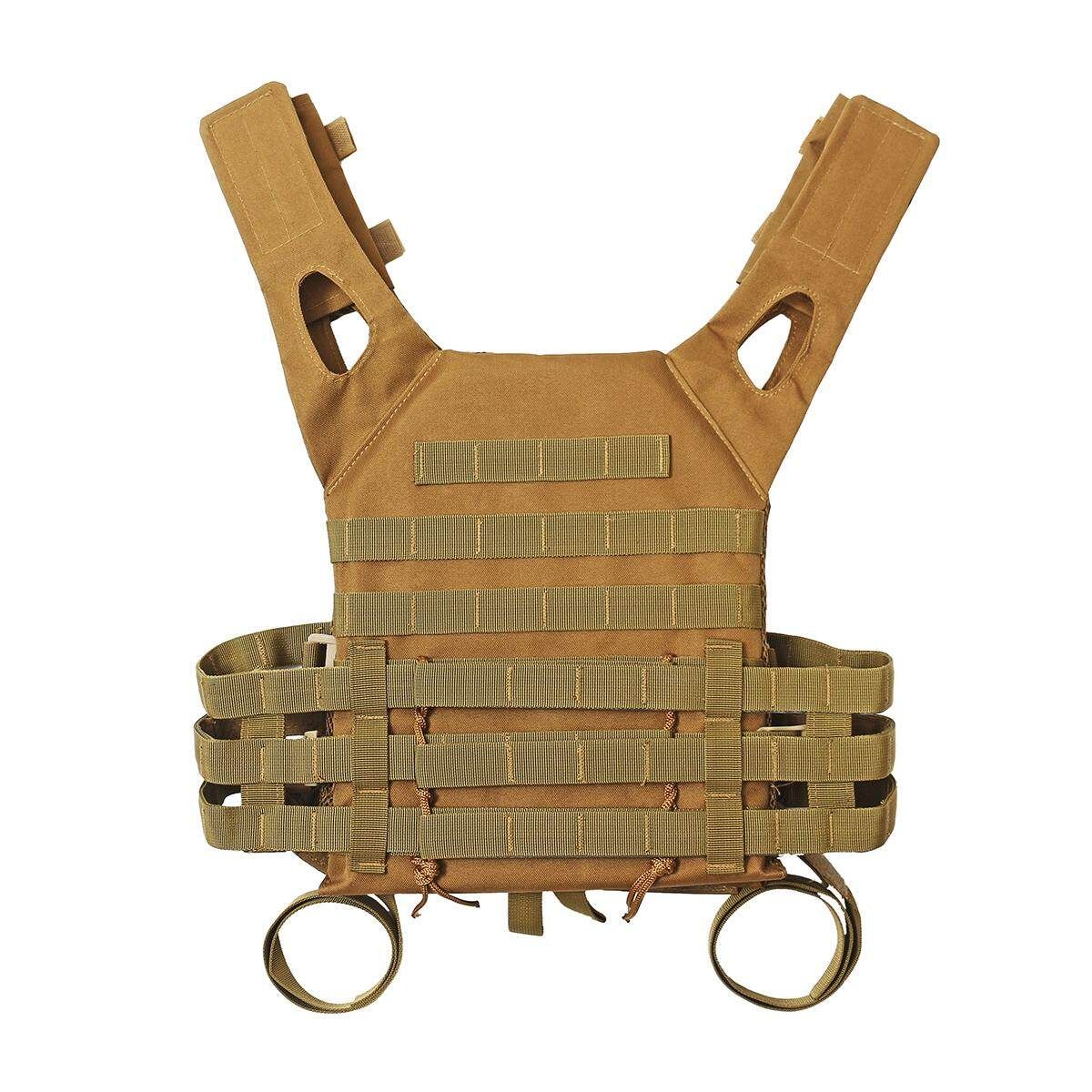 Combat JPC Molle Plate Carrier Paintball Airsoft Mud Color