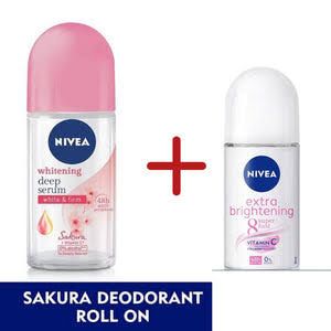 Nivea Deep Brightening Serum And Roll-on (2 In 1)