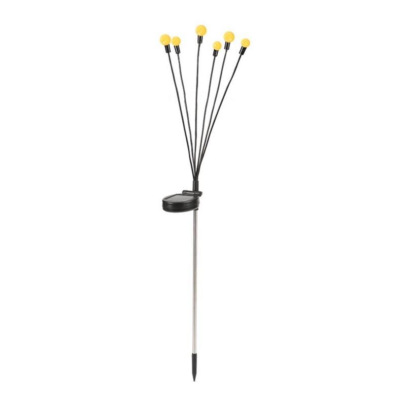 Solar Garden Lights - 4 Pack 12 LED Solar Fir