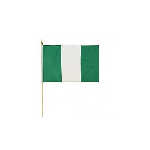 Nigeria Hand Flag With Pole