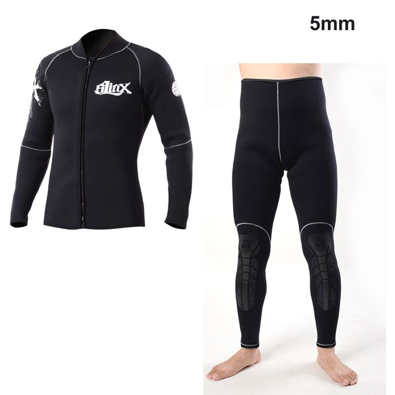 Wetsuit Top & Bottom 5mm SCR Long Sleeve Neopren Wetsuit