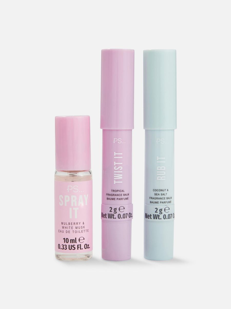 PS... Layer It Fragrance Set Spray & Two Scented Balms