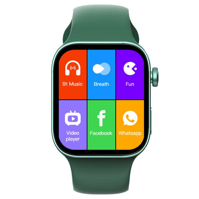 I8 Pro Max Smartwatch Series 7 DIY Watch Face Men Women Sleep Monitor Sport Waterproof Smart Watch PK T500 I7Pro Max(#Green)