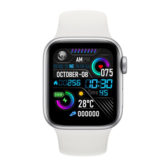 T900 Pro Max Smart Watch Series 7 With Two Ons Men Women DIY Watch Face Bluetooth Call Waterproof Sport 14 Smartwatch(#T900A Max White)
