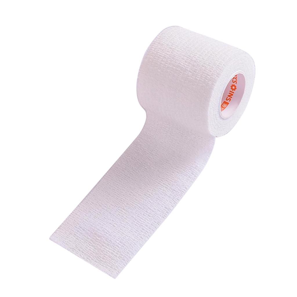 5cm Sports Cohesive Flexible  Self Adhesive Elastic Tape White