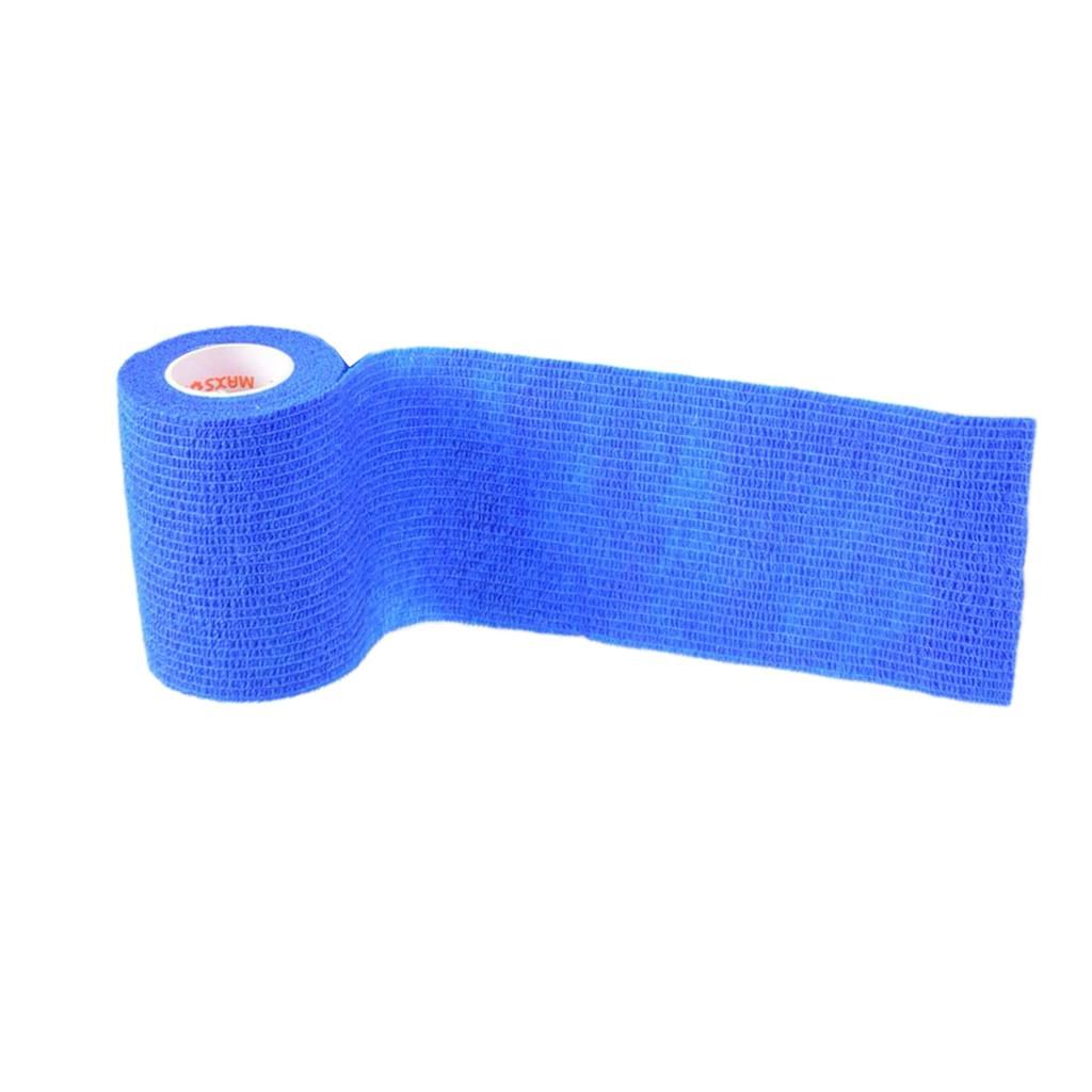 Self Adhesive Cohesive Wrap Bandage Tape For Wrist Ankle Sprains Blue