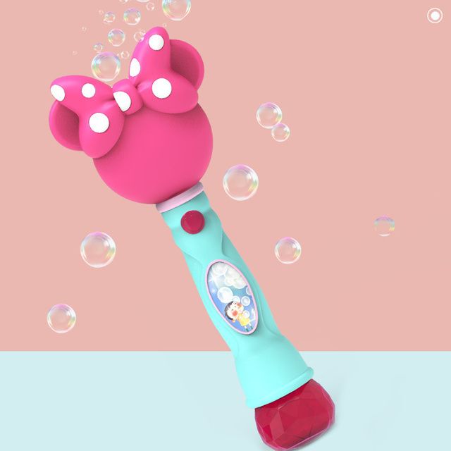 Kids Magic Wand Bubble Gun Blower