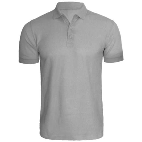 Plain Grey Polo Shirt