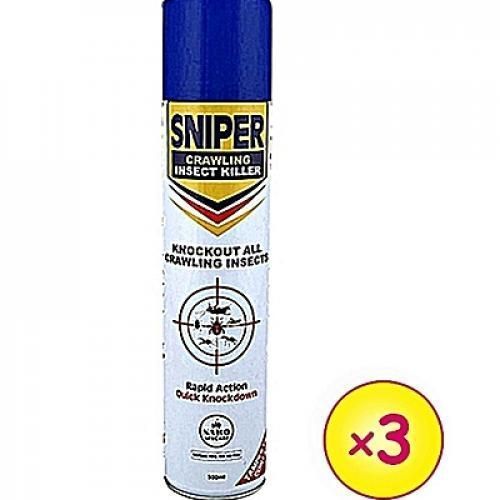 Snipper Crawling Insect Killer X 3
