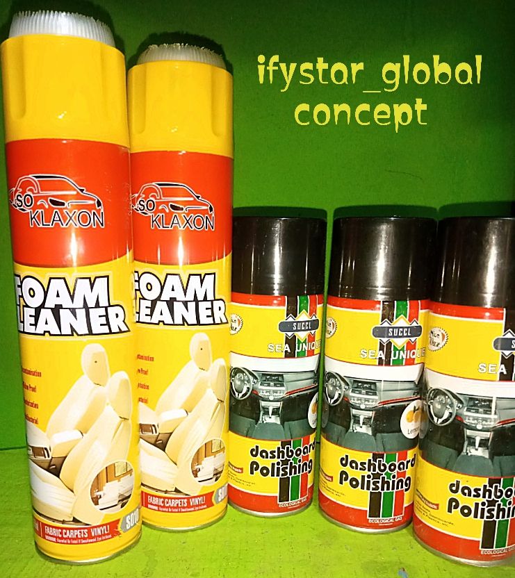 MULTI PURPOSE FOAM CLEANER 2pc And 3pcs Of Dashboard Polish