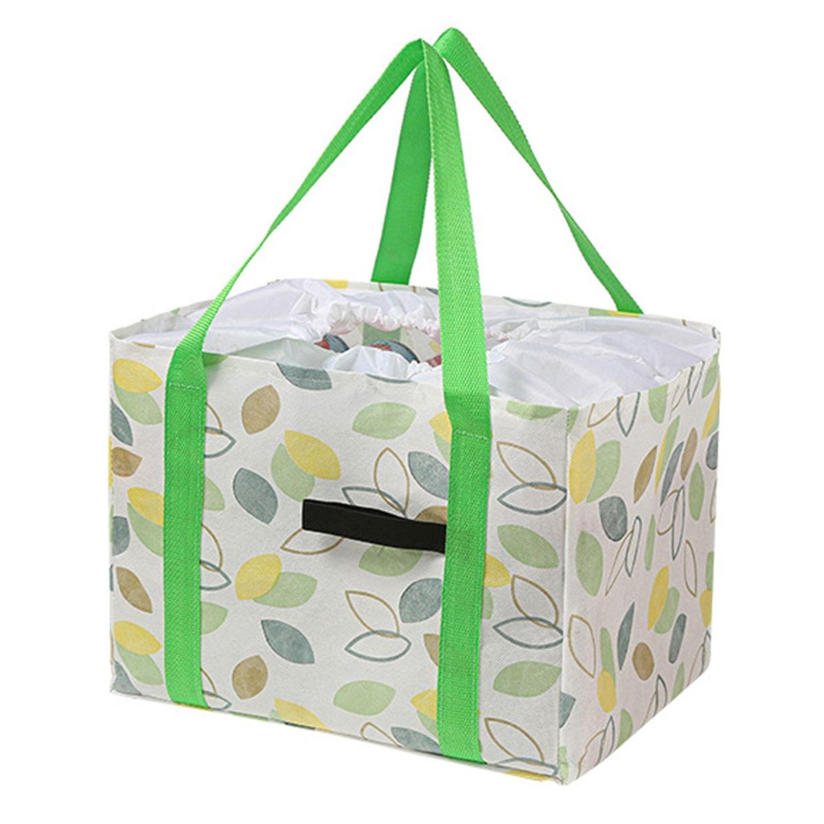 Grocery Bag Warm Keeping Office Worker Bento Box Bag Green