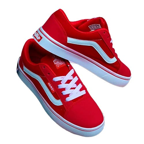 Dx Low Top Sneakers In Red