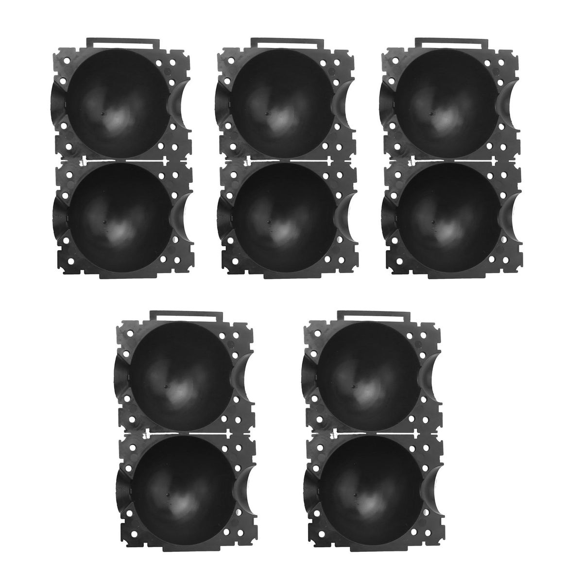 Plant Rooting Box High Pressure Propagation Ball Grafting Device Garden Grafting Plant Root Controller S, Black x 10