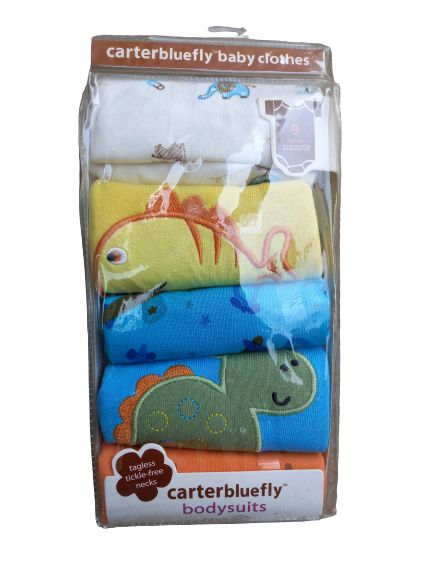 5pcs Baby Boy Shortsleeve Bodysuit
