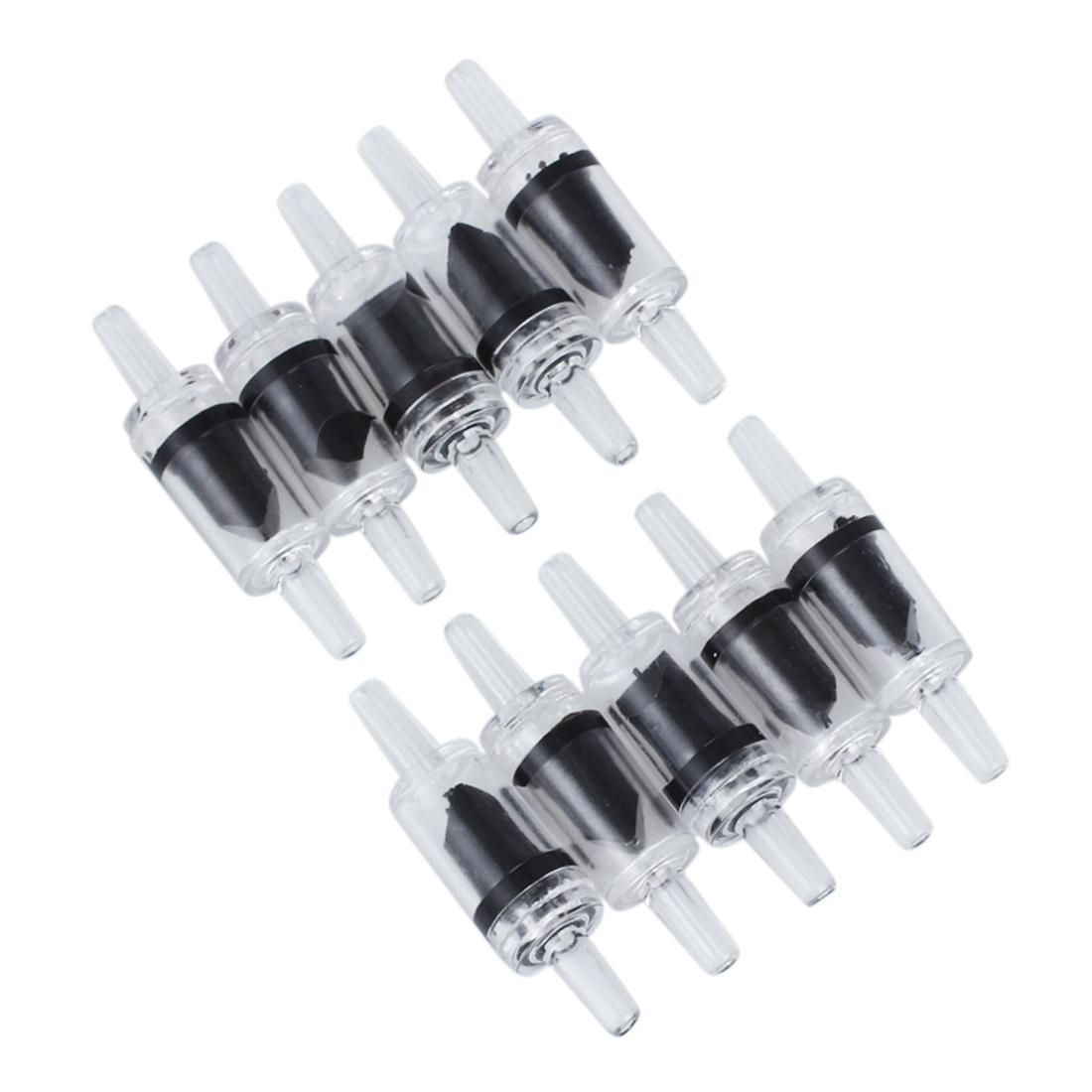 10 Pcs Non-Return One Way Check Valve CO2 Aquarium Fish Tank Air Pump