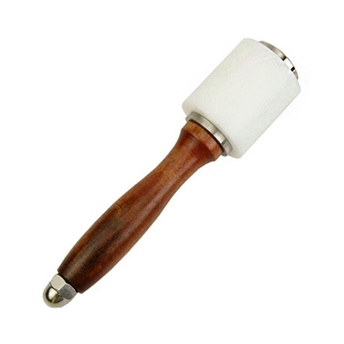 Leather Working Wooden Handle Nylon Hammer 12-ounce