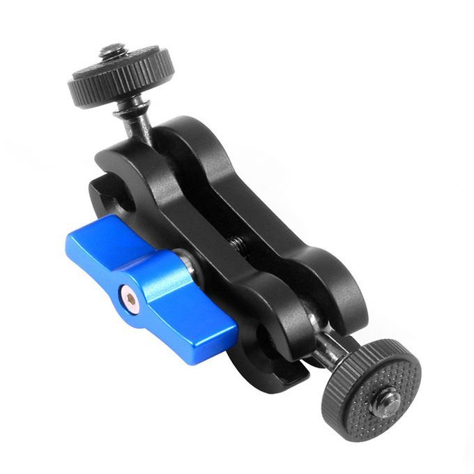 Double Ballhead Mount 1/4 Inch Screw Magic Ball Head Arm