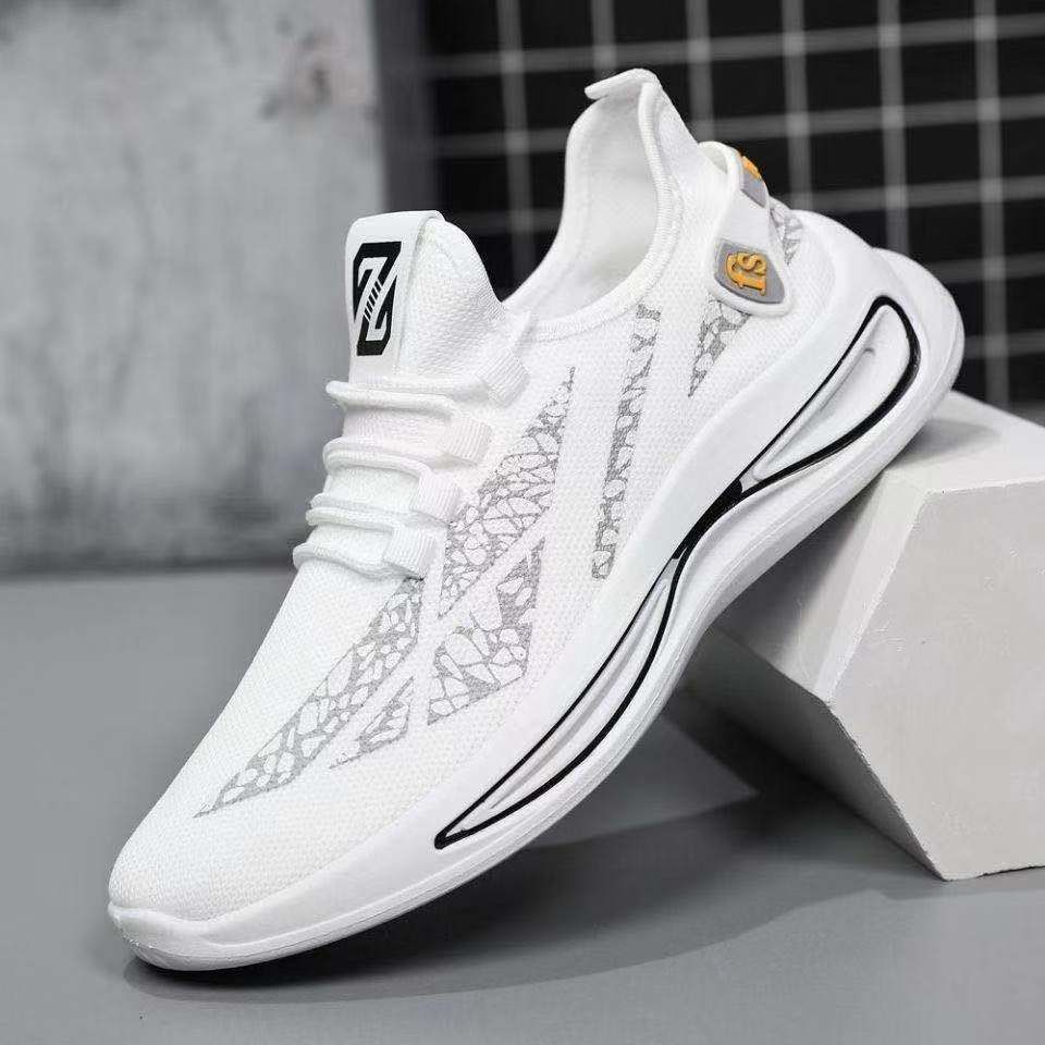 Sport Shoes - Men's Sneakers - Outdoor White