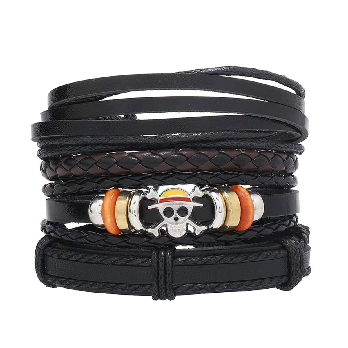 Pirate Prince Set Of Four Handwoven Bracelets