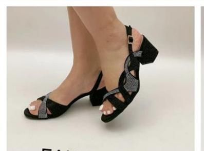 Unique Beautiful Block Heel Sandals-Black