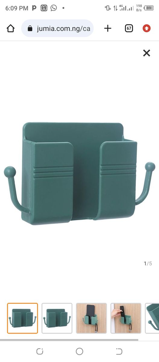 Wall Mount Phone Holder