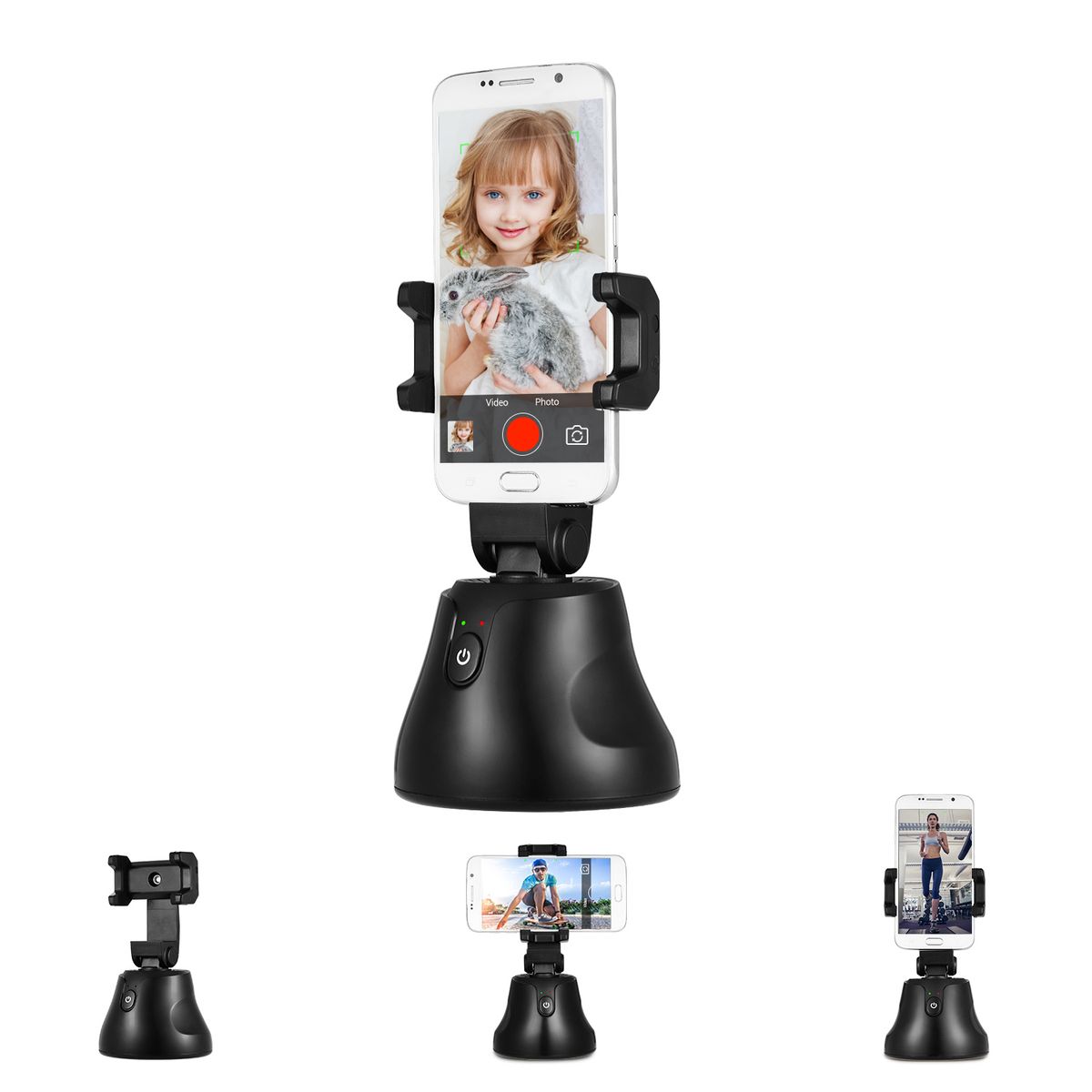 Smart Selfie Stick 360° Horizental Object Tracking Face