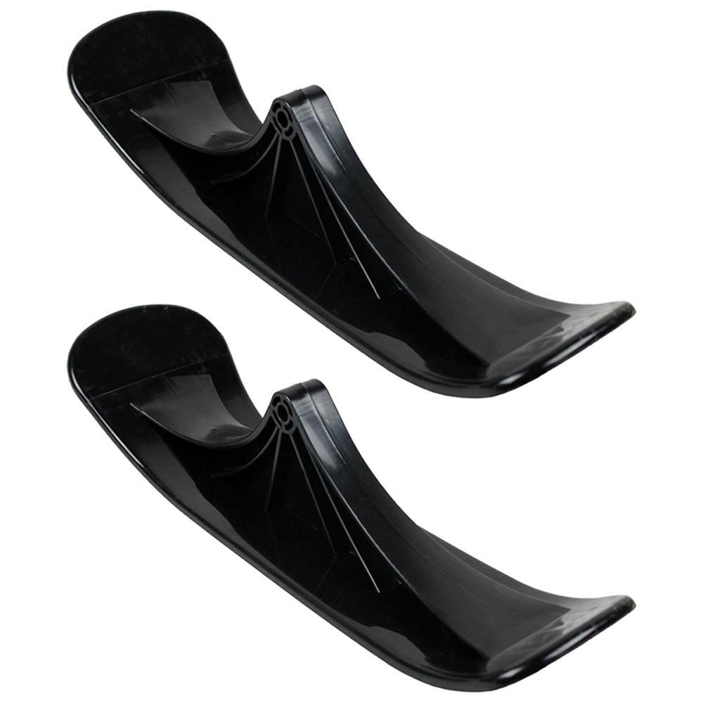 One Pair Winter Snow Scooter Ski Kids Ski Sled Board Accessories Two-wheeled Outdoor Snow Sports Replacement Parts Quick Installation