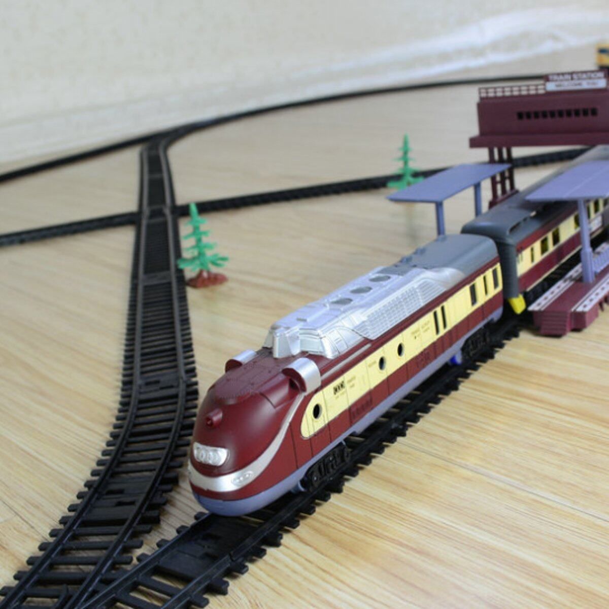 DIY Train Track Set Railway Scene Accessory Sand Table Landscaping Kids Toy Type 1