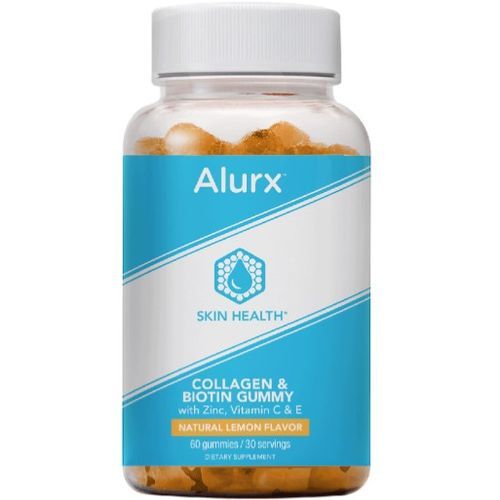 Collagen + Biotin Gummy, Natural Lemon Flavor, Skin Health
