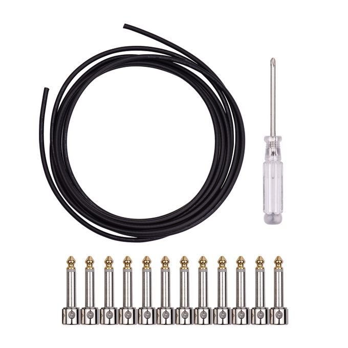 Professional Solderless Patch Cable Kit DIY Guitar Pedal