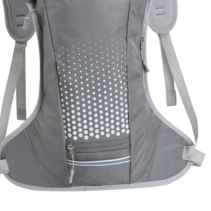 Running Hiking Hydration Backpack Pack 2L Survival Water Bladder Grey