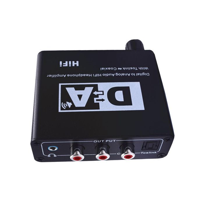 Digital Optical Coaxial Toslink Signal To Analog Audio Amplifier
