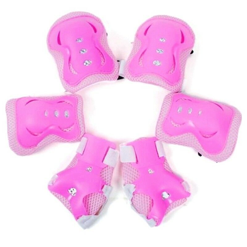 Protective Elbow Set 6 Knee Wrist Teens Guard Kids Gear Pcs