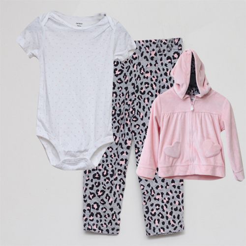3Piece Trousers, Bodysuit And Sweatshirt - Multicolor