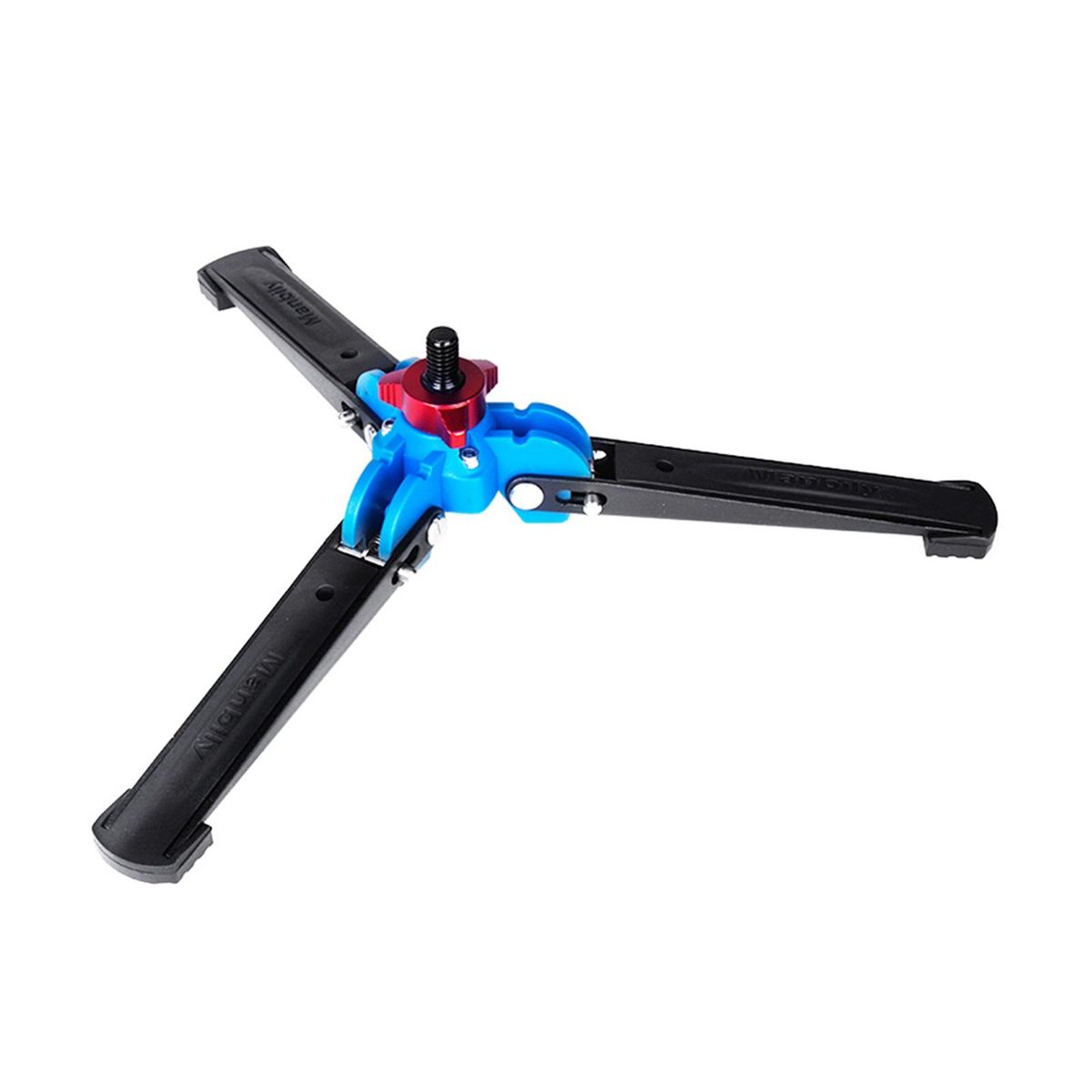 Manbily M-1 Portable Universal Mini Three Feet Support Tripod Stand Base Monopod Stand for Monopod Ball Head with 3/8