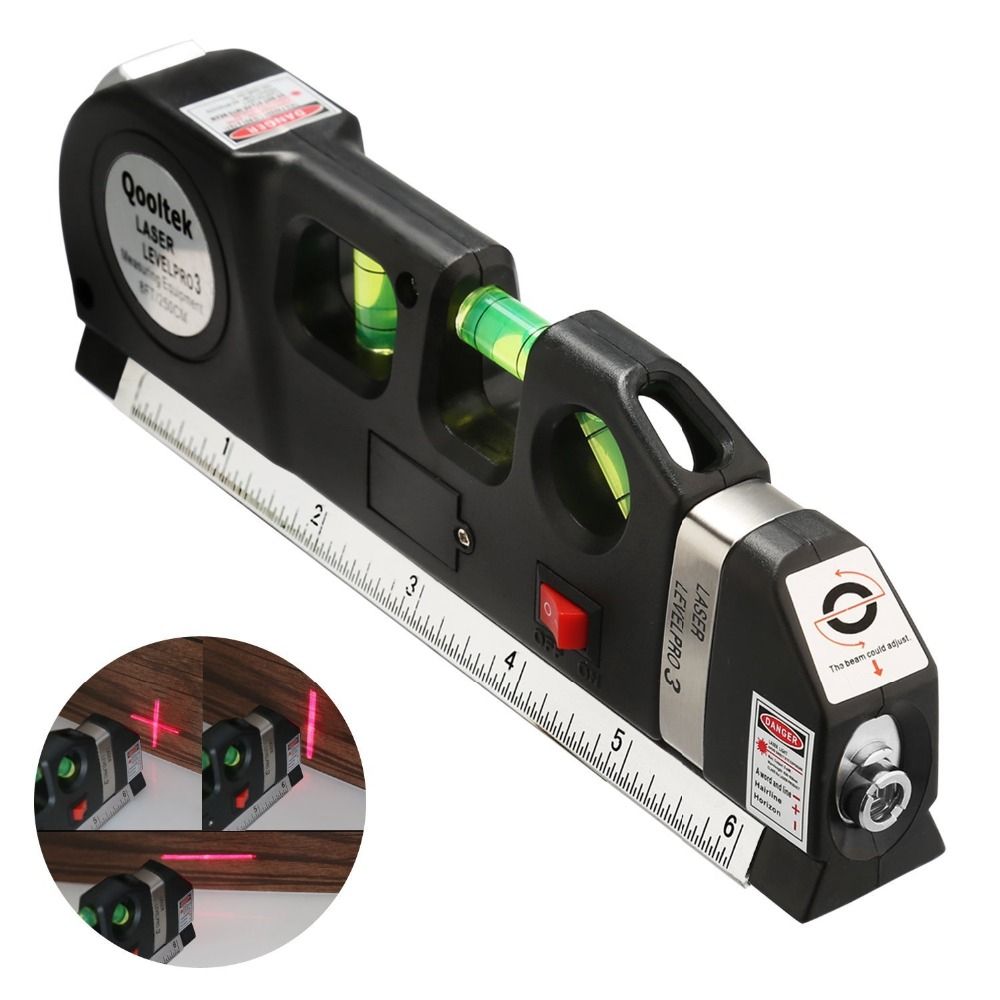 Projects Horizontal Vertical Laser Light Beam Measure Tape