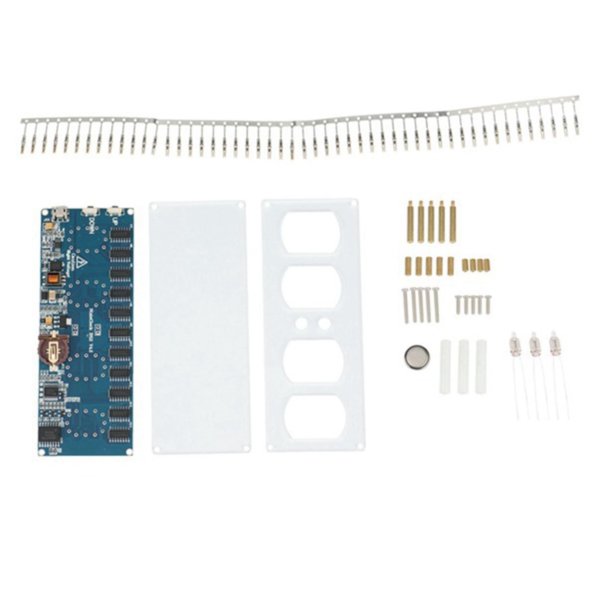 4-Bit Light-Emitting Tube Digital Tube DIY Tube Clock Kit