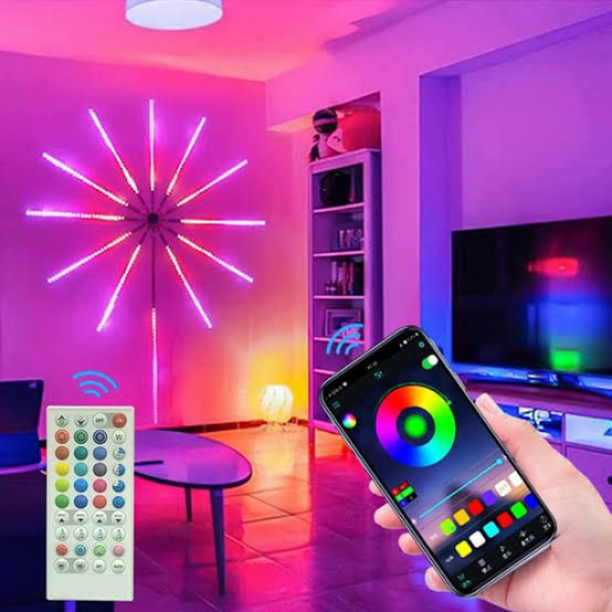 LED Strip Light Christmas RGB Festoon Fairy Light Music Control Meteor Lamp Marquee Home Wedding Room Decor Light Tape----
