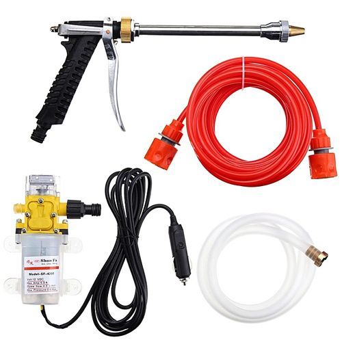 12V 100W 160PSI High Pressure Car Washer Cleaner Water Wash Pump Sprayer Tool