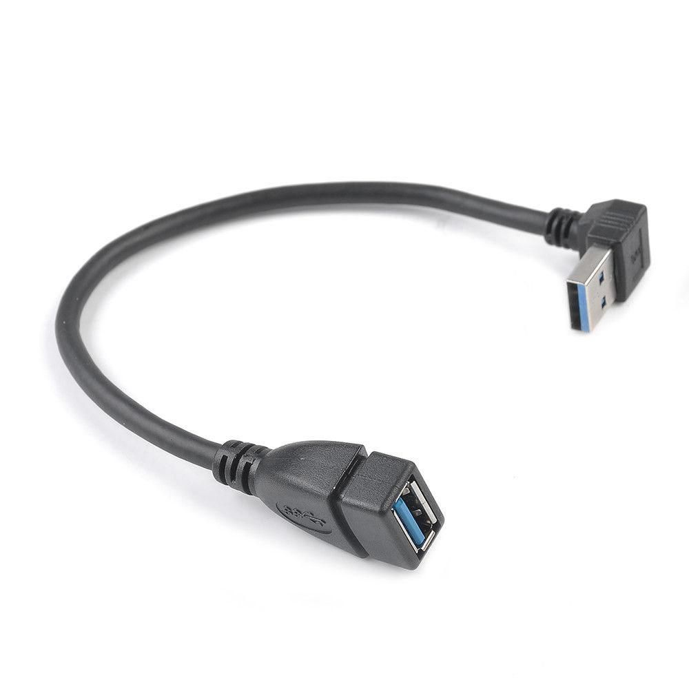 USB 3.0 Angle 90 Degree Extension Cable Male to Female
