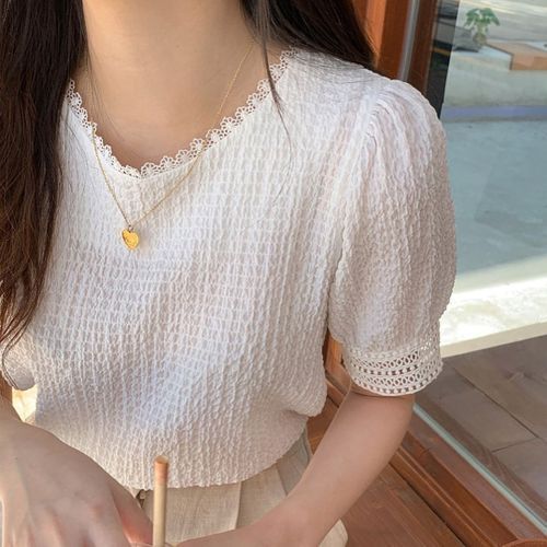 Satin Blouse Temperament Sexy Niche Foreign Style Blouse