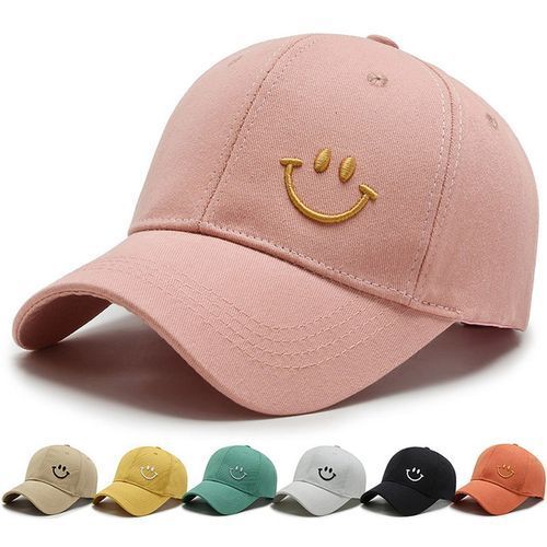 Men And Women Smiling Face Trend Hat Sunscreen Baseball Cap Sun Hat