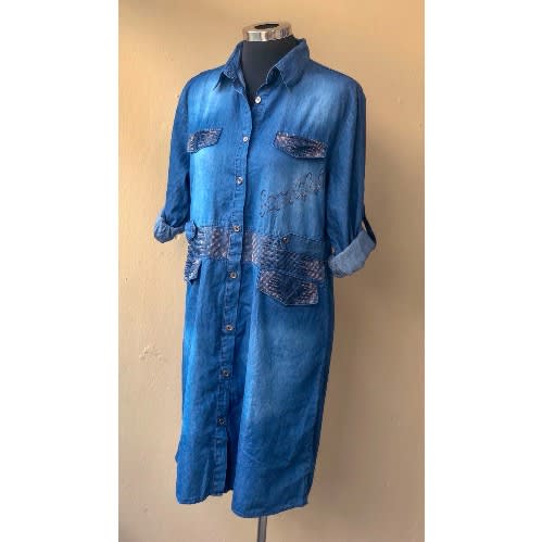 Denim Shirt Dress