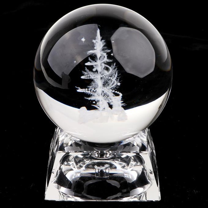 Different Style Clear Glass Crystal Ball Project Photography Props