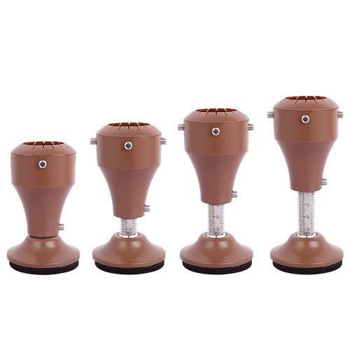 4 Pack Adjustable Bed Risers 360° Rotatable